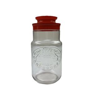 Vintage Liberty Bell Jar 1776 1976 Bicentennial Plastic Lid Maxwell House Coffee